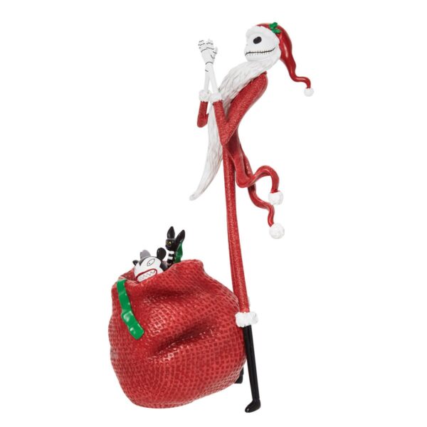 Disney Showcase The Nightmare Before Christmas Santa Jack Skellington Statue - Image 4
