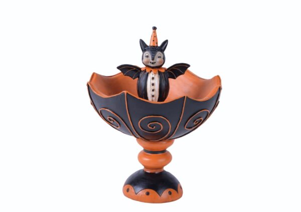 Resin Spooky Bat Treat Stand