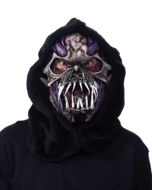 Unleashed Wickedness Adult Latex Mask with Hood