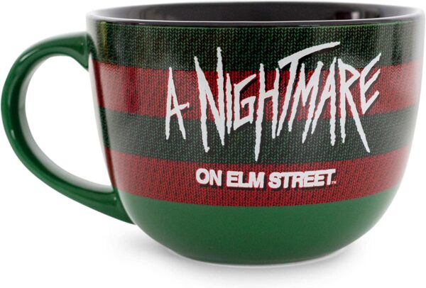 A Nightmare on Elm Street Freddy Krueger Sweater Claws Ceramic Mug 24-Ounce Large Coffee Cup