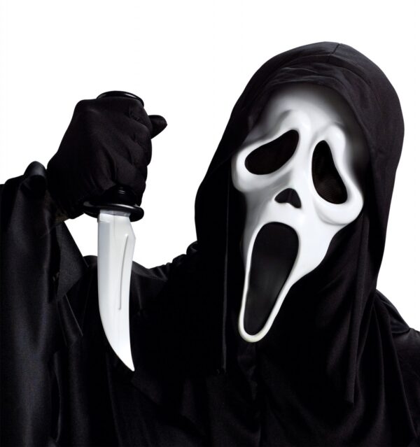 GhostFace Scream Mask with Knife