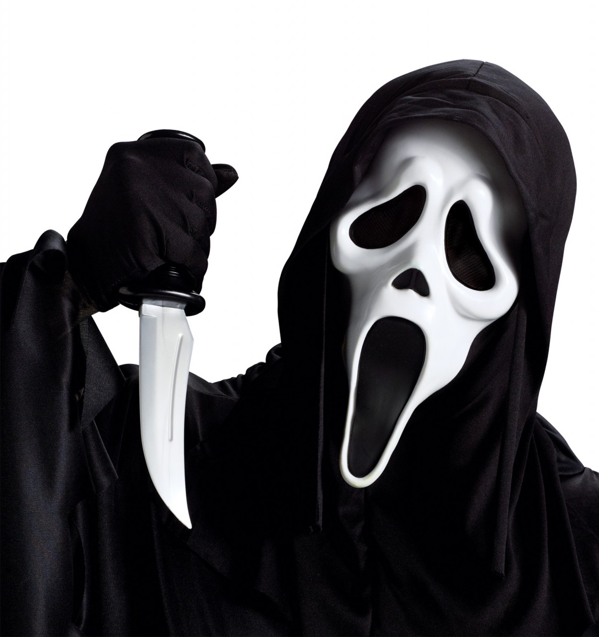 Ghost Face Scream Mask with Knife