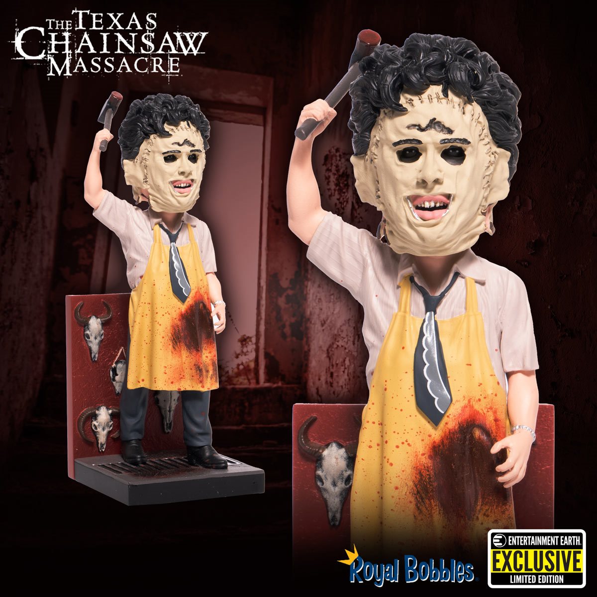 The Texas Chainsaw Massacre Leatherface Bobblehead - Screamers Costumes