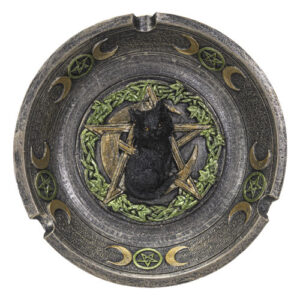 Triple Moon Cat Ashtray