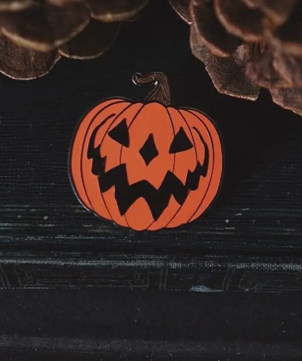 Haunted Hallows Enamel Pin - Traditional