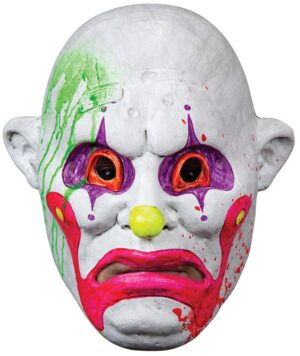 Neon Clown Gang Tex Black Light Reactive Adult Latex Mask