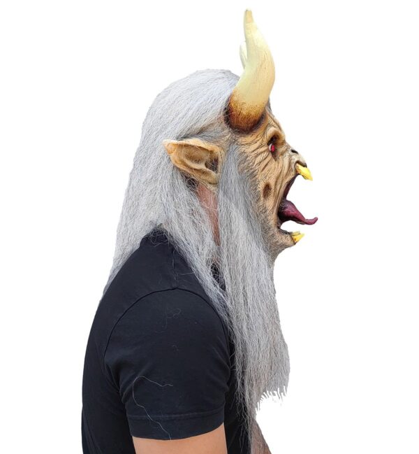 Krampus Adult Latex Mask - Image 2