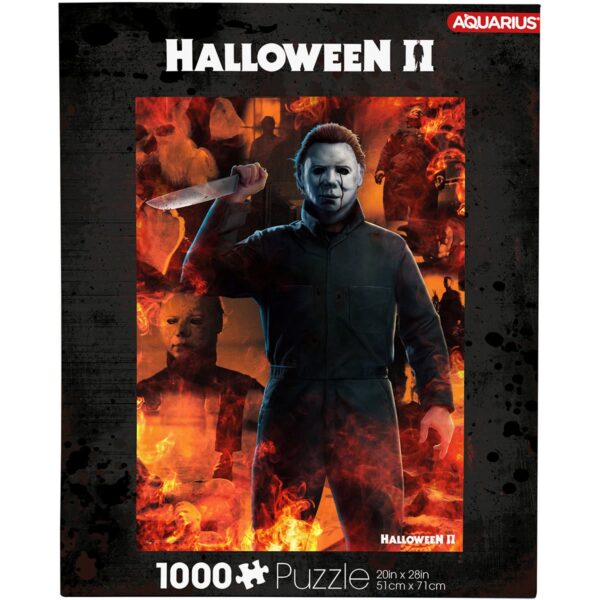 Halloween II Michael Myers Fire 1,000-Piece Puzzlecards
