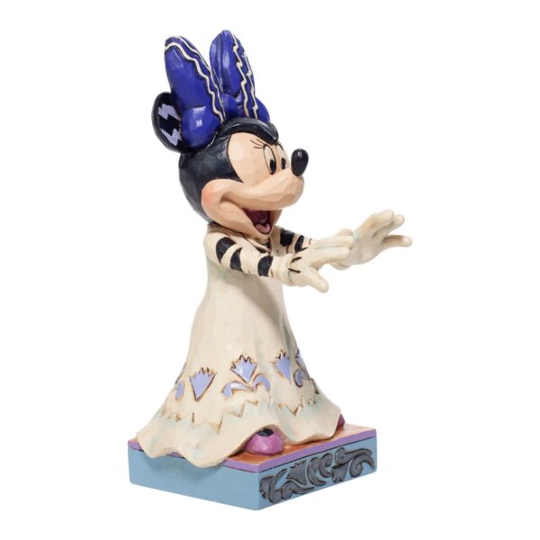 Disney Traditions Halloween Minnie Scream Queen Statue by Jim Shore - Image 3