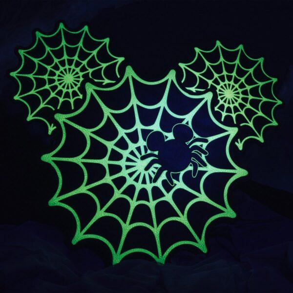 Mickey Mouse Spiderweb Mickey Glow-in-the-Dark Crossbody Purse - Entertainment Earth Exclusive - Image 4