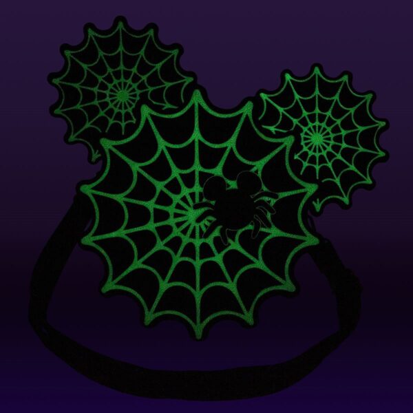 Mickey Mouse Spiderweb Mickey Glow-in-the-Dark Crossbody Purse - Entertainment Earth Exclusive - Image 5