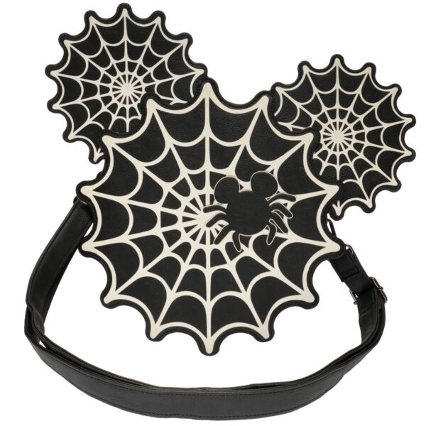 Mickey Mouse Spiderweb Mickey Glow-in-the-Dark Crossbody Purse - Entertainment Earth Exclusive - Image 6