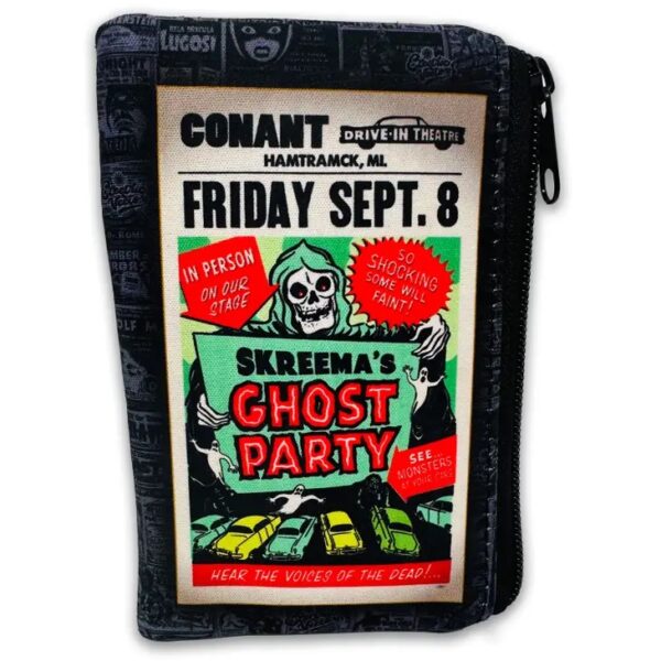 Ghost Party Zipper Coin Pouch