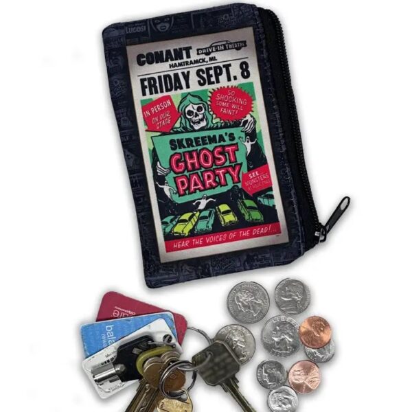 Ghost Party Zipper Coin Pouch - Image 2