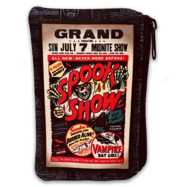 Spook Show Zipper Coin Pouch