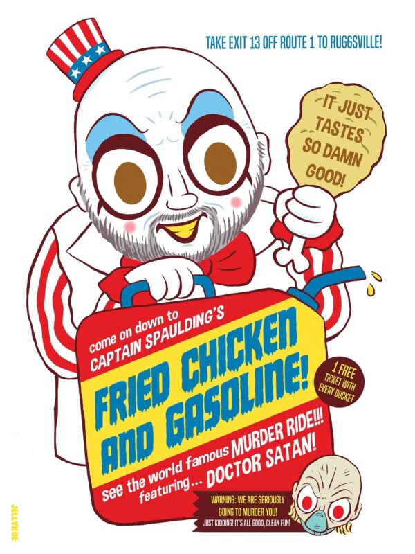 Fried Chicken and Gasoline 12 x 16 Limited Edition Poster