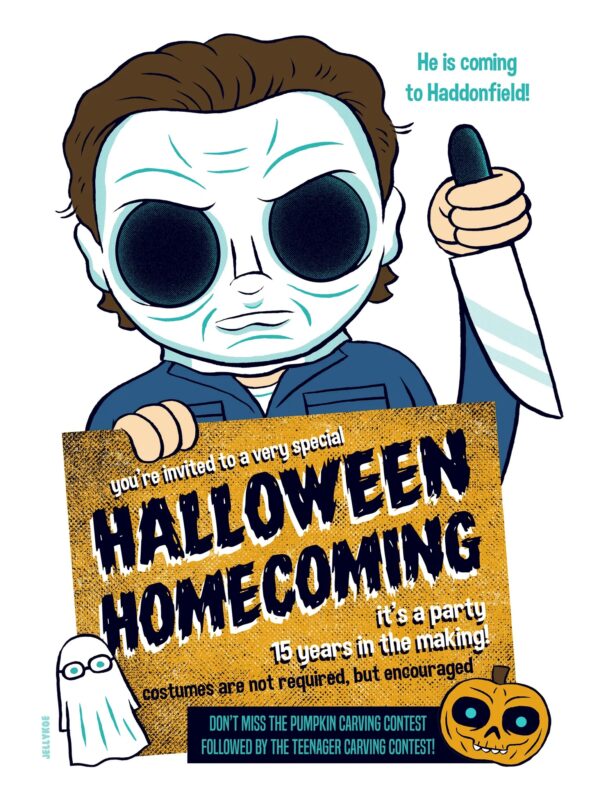 Halloween Homecoming 12 x 16 Poster Print