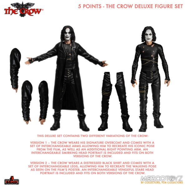 The Crow 5 Points Deluxe Figure Set