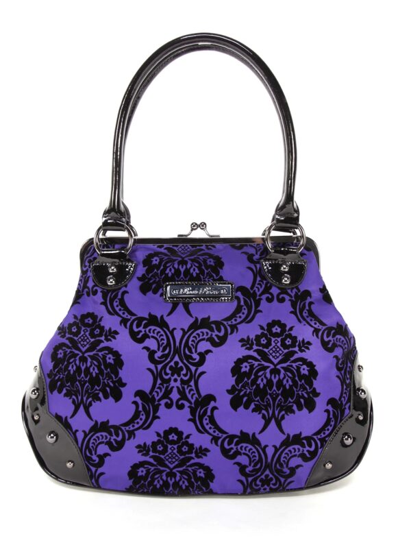 Mistress Kisslock Bag in Purple