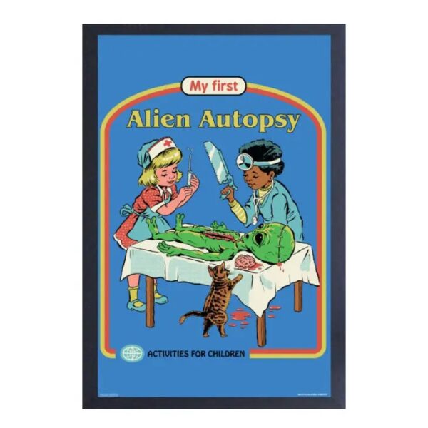Steven Rhodes -Alien Autopsy Framed Print