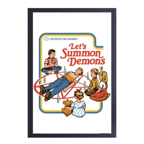 Steven Rhodes - Summon Demons Framed Print