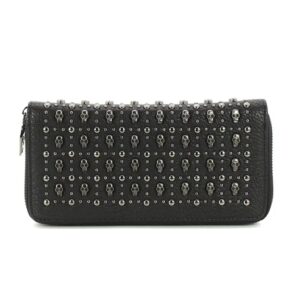 Skull Studded Wallet