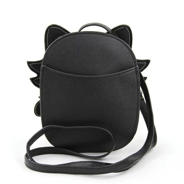 Glow in the Dark Sugar Skull Cat Crossbody Bag - Image 4