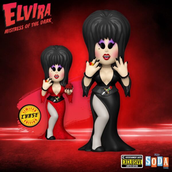 Elvira Vinyl Soda Figure - Entertainment Earth Exclusive - Image 2