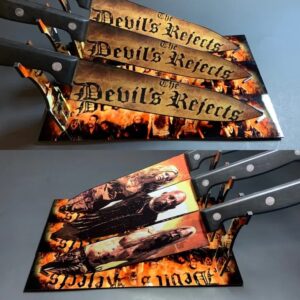 The Devil's Rejects Rob Zombie Knife Set With Stands