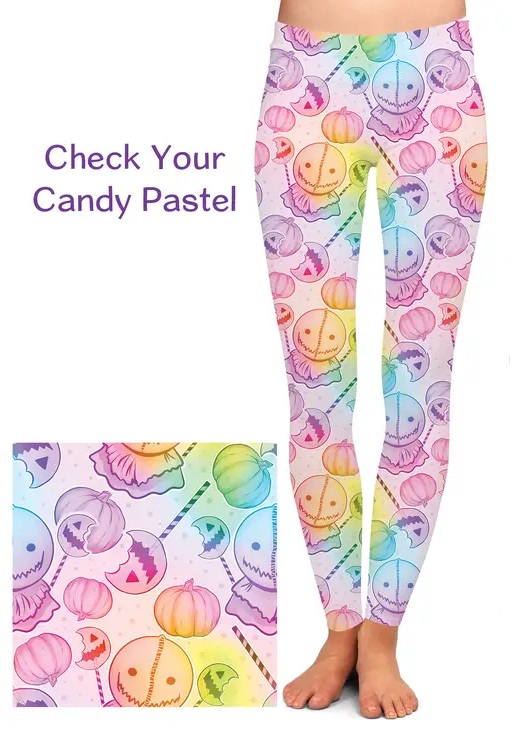 Check Your Candy Pastel Sam Leggings - Screamers Costumes