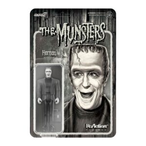 The Munsters ReAction Herman Munster (Grayscale) Figure