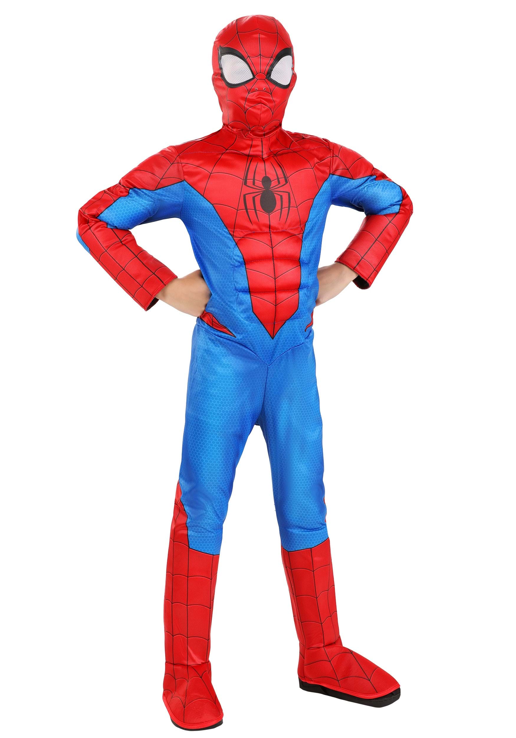 Marvel Spider-Man Deluxe Kids Costume - Screamers Costumes