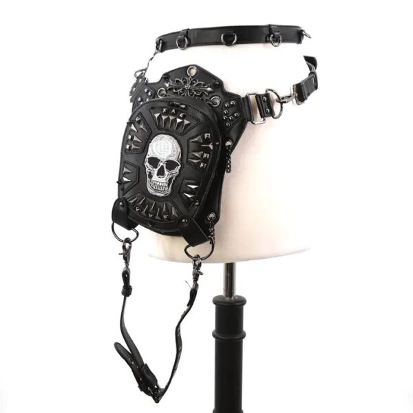 Convertible Skull Design Shoulder Bag/Waist Pack - Image 3