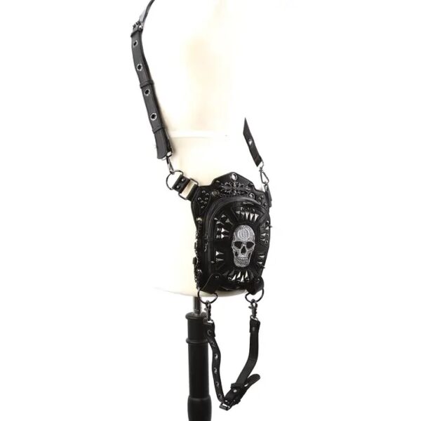 Convertible Skull Design Shoulder Bag/Waist Pack - Image 4