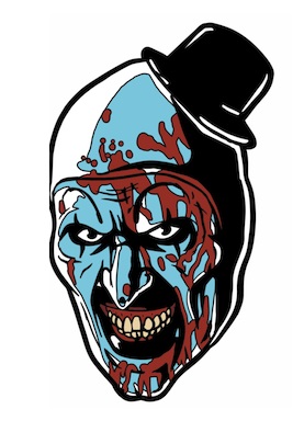 Terrifier 2 - Bloody Art the Clown Enamel Pin
