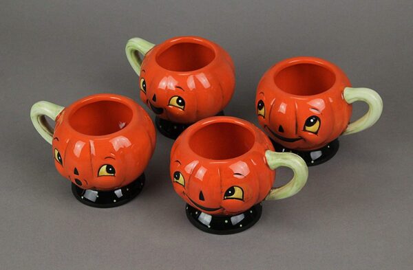 Jack O Lantern Tea Cup Set of 4 - Image 2