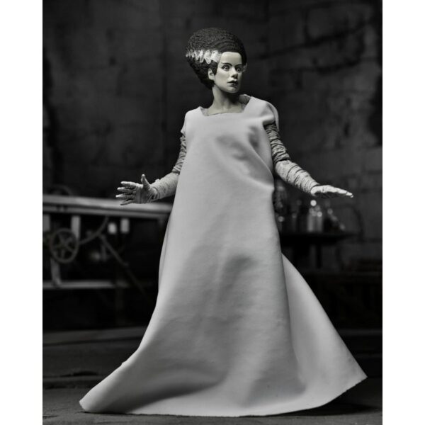 Universal Monsters Ultimate Bride of Frankenstein Black and White Version 7-Inch Scale Action Figure - Image 4