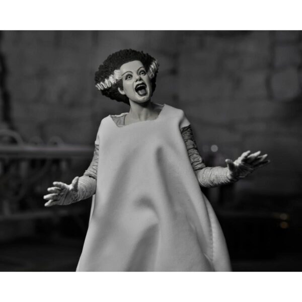 Universal Monsters Ultimate Bride of Frankenstein Black and White Version 7-Inch Scale Action Figure - Image 5