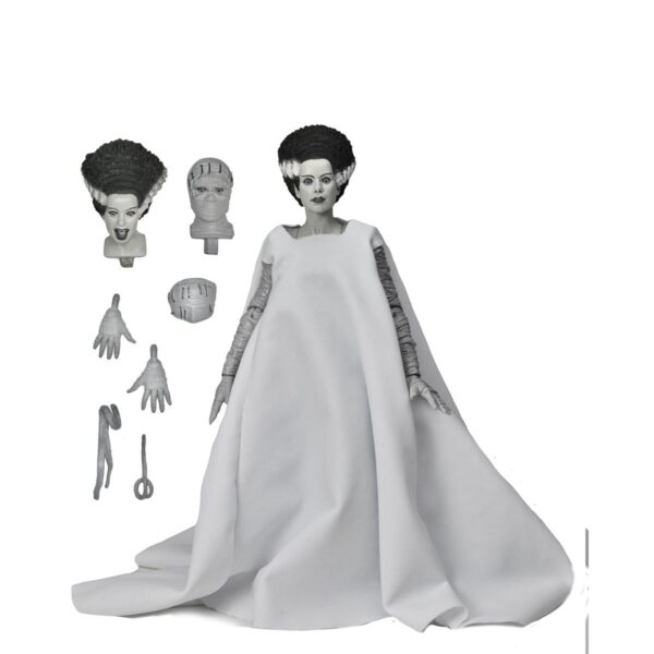 Universal Monsters Ultimate Bride of Frankenstein Black and White Version 7-Inch Scale Action Figure - Image 7