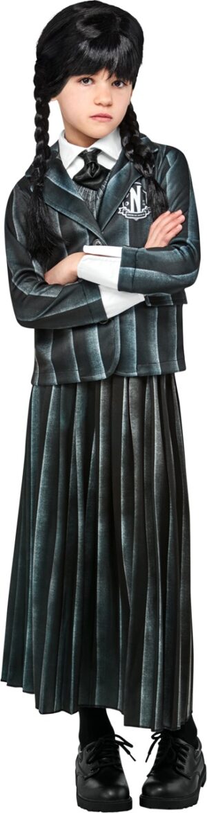 Wednesday Nevermore Academy Uniform Kids Costume