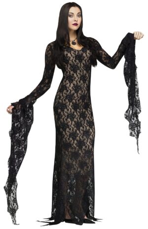 Miss Darkness Adult Morticia Costume