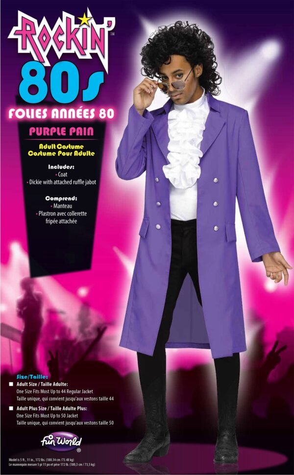 Purple Rain Adult Prince Costume - Image 2