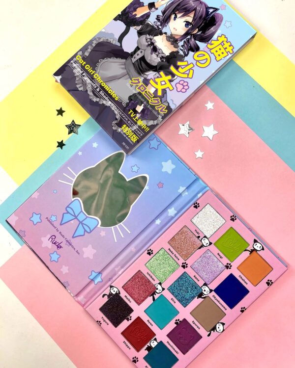 Manga Collection Pressed Pigments & Shadows Palette - Cat Girl Chronicles - Image 2