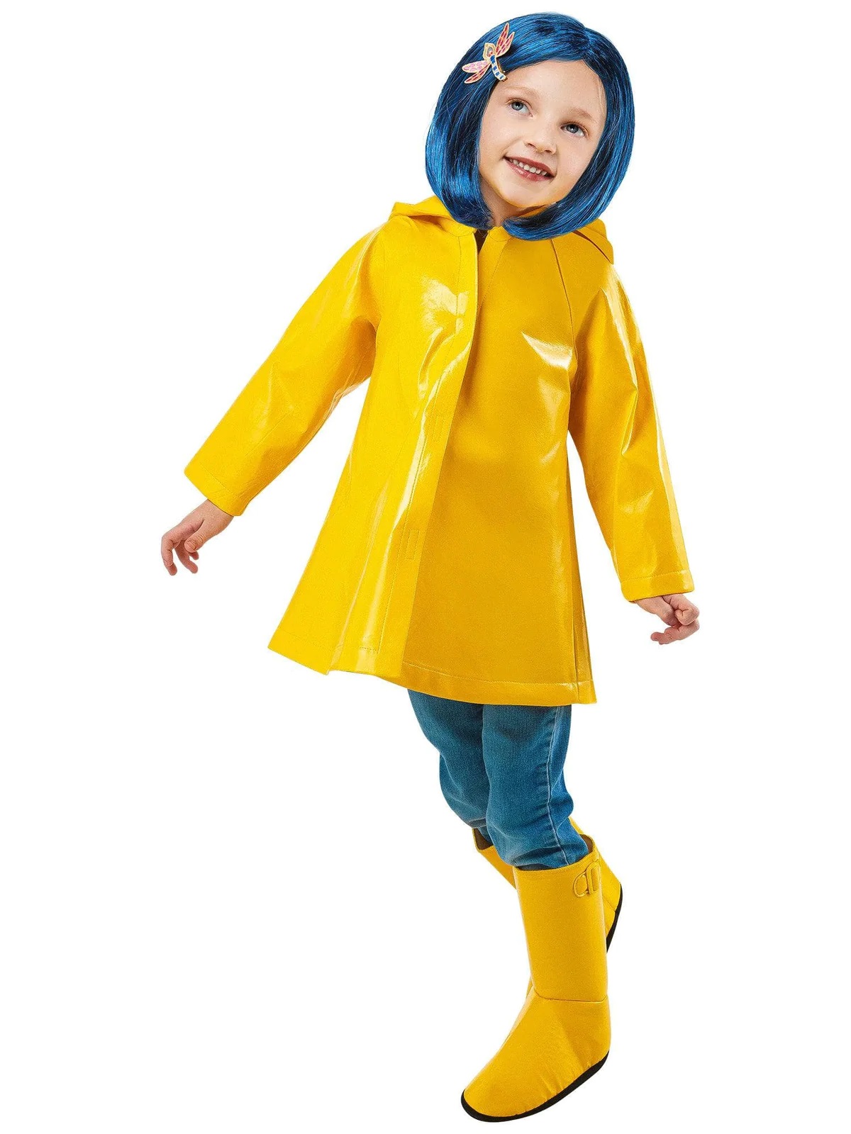 Fun Costumes Coraline Blue Wig For Kids - Official Coraline Costume Accessory
