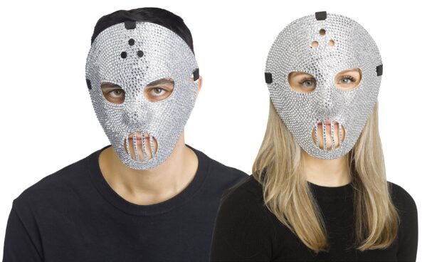 Rhinestone Bling Hockey Mask