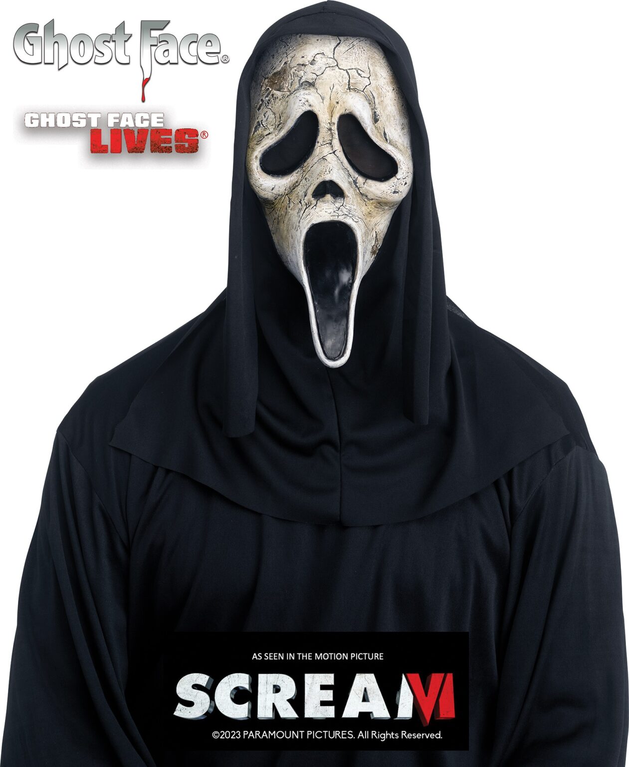 Scream IV Aged GhostFace Mask - Screamers Costumes