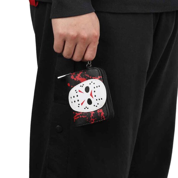 Friday The 13th Jason Mini Zip Around Wallet - Image 6