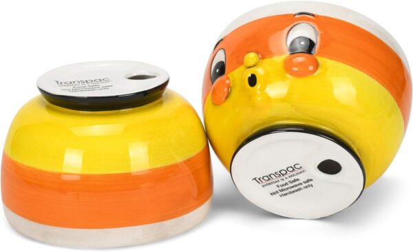 Candy Corn Bowls Set of 2 - Image 4