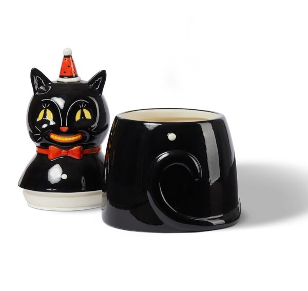 Carnival Cottage Black Cat Cookie Jar - Johanna Parker - Image 2