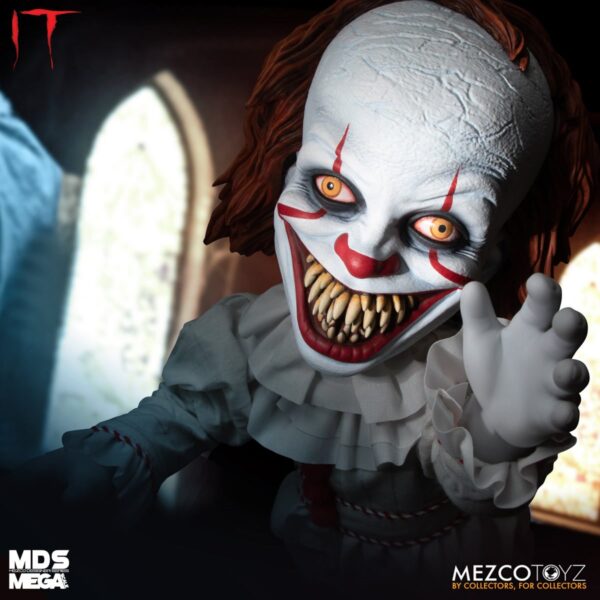 IT: Talking Sinister Pennywise MDS Mega Scale 15-Inch Doll - Image 6